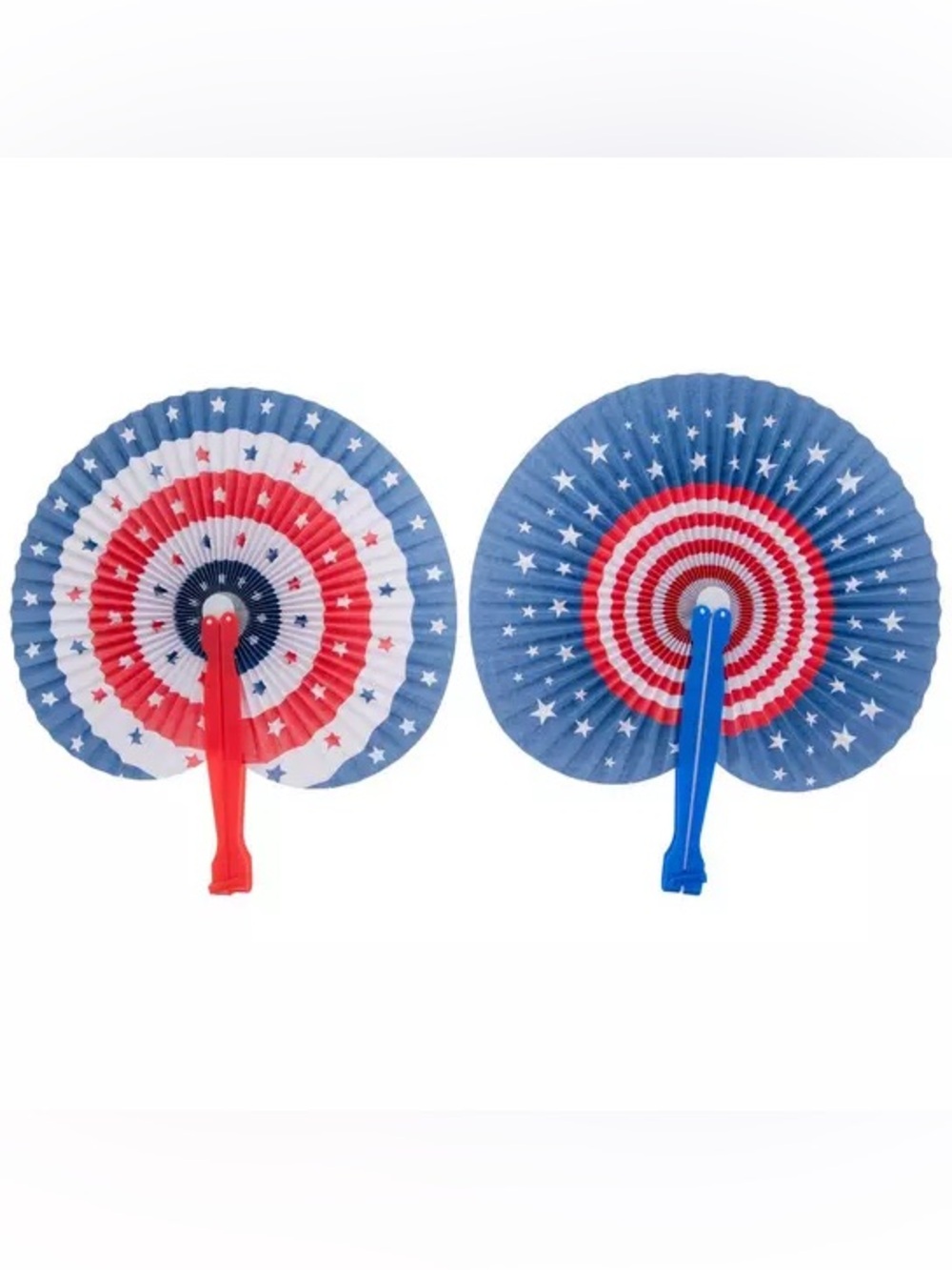New Brother Sister Design Studio 4th Of July Folding Fans 6 pc